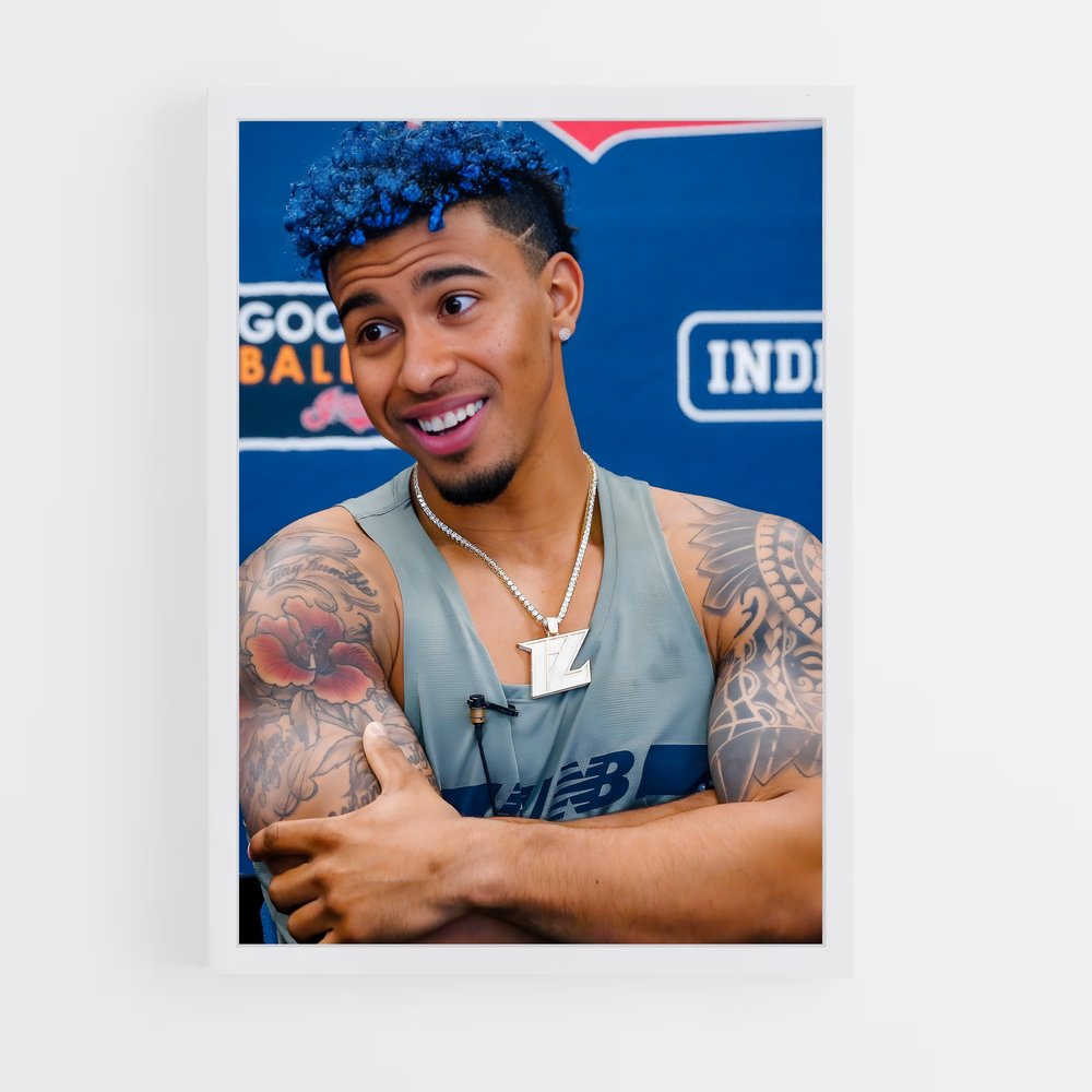 Poster Francisco lindor – affiche Baseball (vue 3)